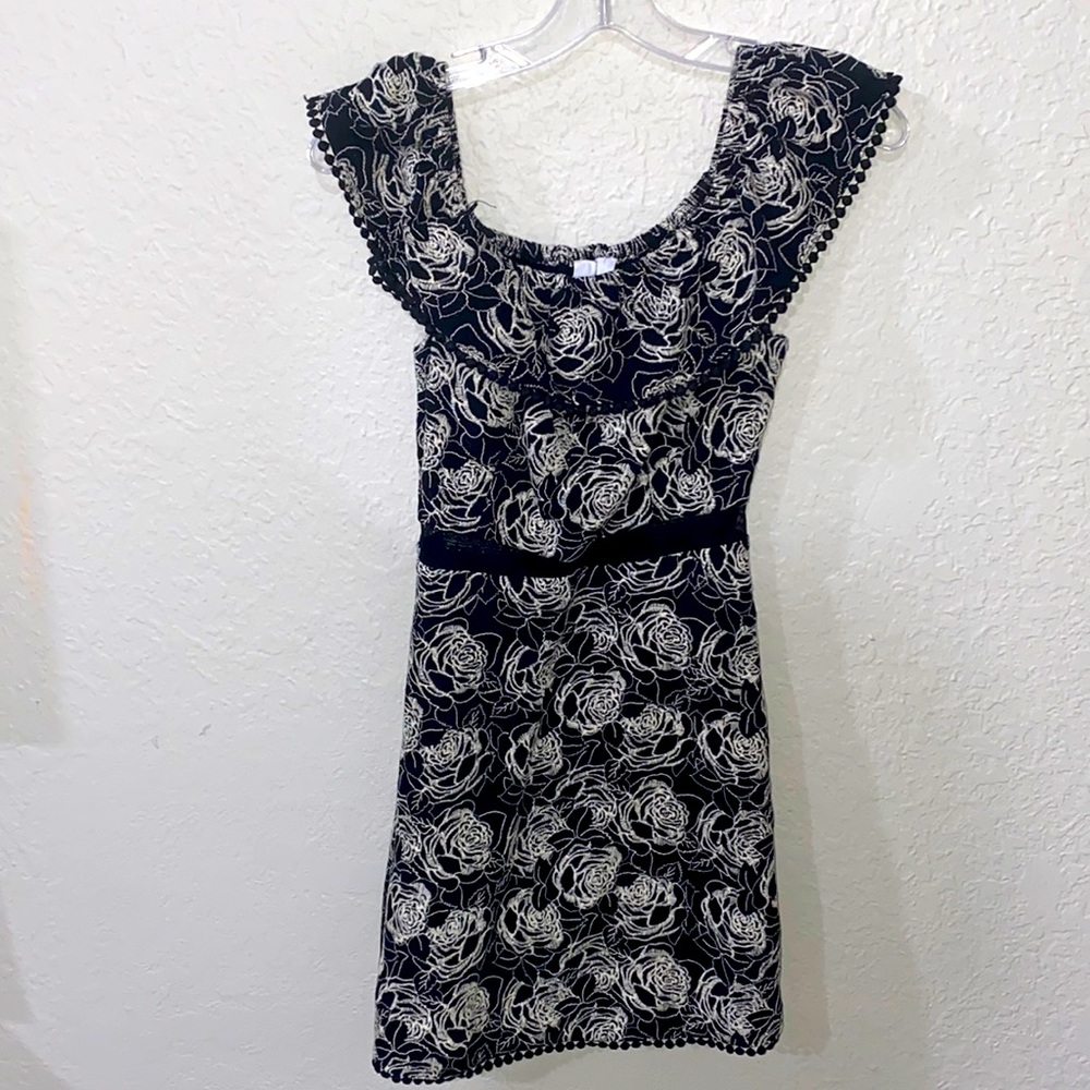 Gorgeous black and white cocktail dress